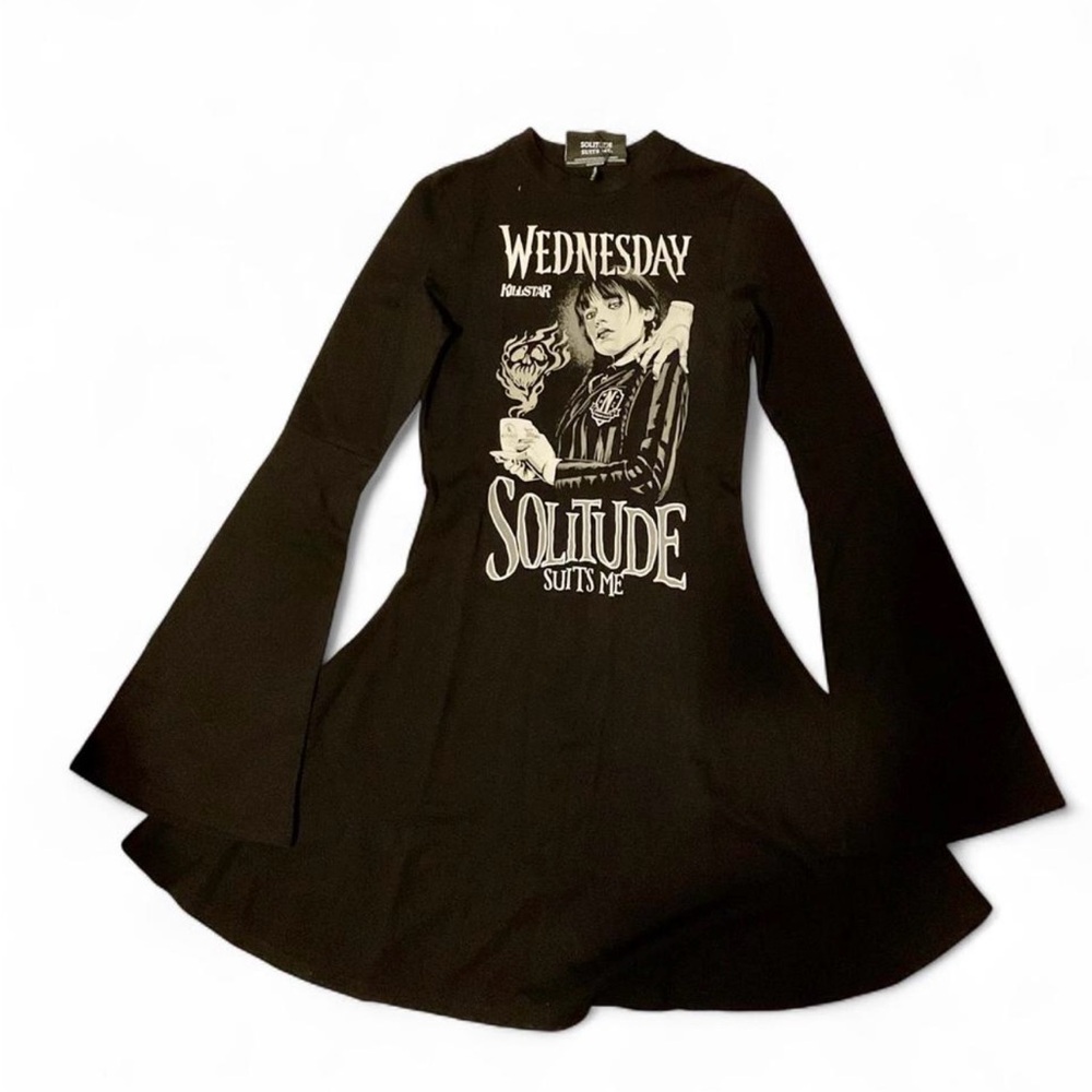 Killstar Black 'Wednesday' Graphic Dress (cyber Monday deal)